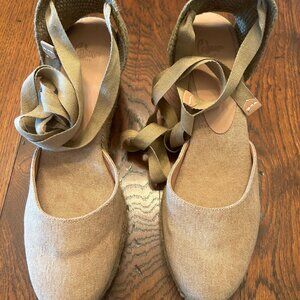 Castaner espadrilles - size 40 - tan - worn once